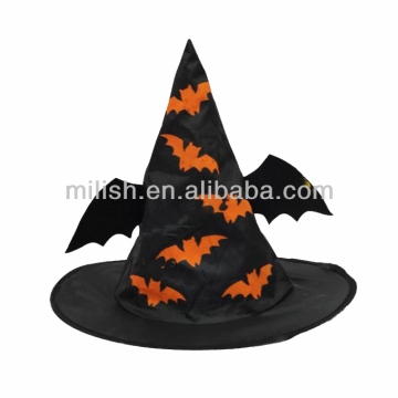 Halloween Cheap Wholesale Fancy Decorative Satin fabric Witch Hat MH-1787