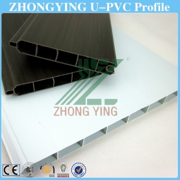 Guangdong manufactuer provide OEM colorized extruded plastic channel profile