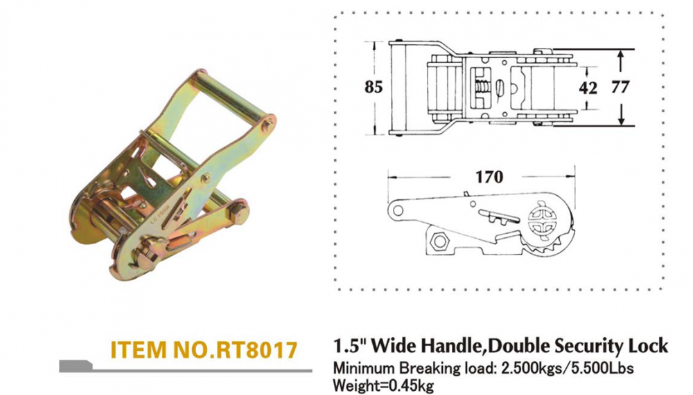 China Metallgriffserie Ratschenspanner in allen Größen mit Polyestergürtel  für Rückhaltevorrichtungen Hersteller