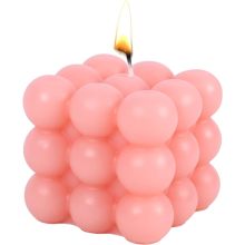 Bubble Candle Cute Cube White Candles Scented Candles