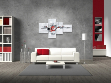 Streszczenie Wall Art Krajobrazu Malarstwo Olejowe