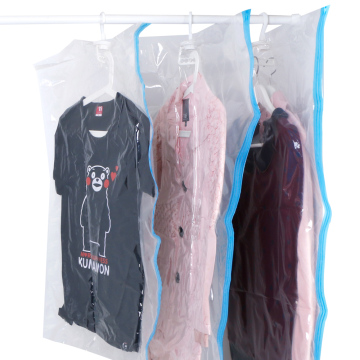 Transparent Vacuum Hanging T-Shirt Packaging Supplier: Ziplock Plastic Bags
