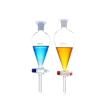 Hochborosilikat -Glas -PTFE -Controller -Schalttrichter 250/500 ml