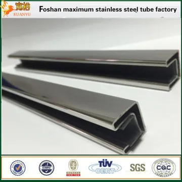 ASTM A554 304 irregular stainless steel slot tube suppliers