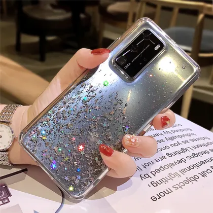 Luxury Glitter Phone Cases for Xiaomi and POCO Models - Soft Silicone Cover
