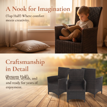 Stylish Single Chair Featuring Sustainable Materials