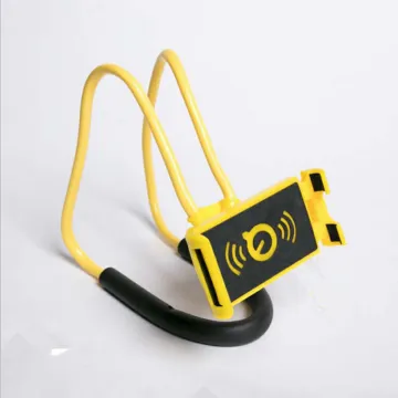 Yijiashishang Lazy 360 Degree Rotation Hanging Neck Phone Stands Bracket Selfie Mobile phone holder