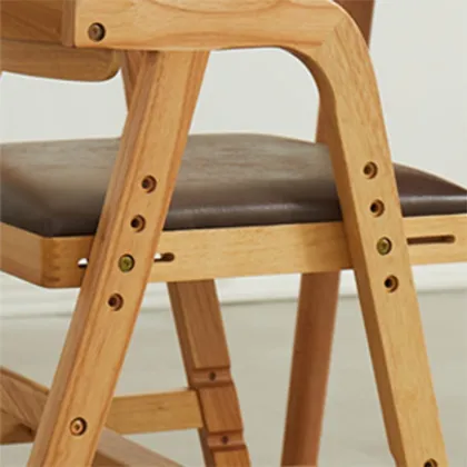 Solid Wooden Baby High Chair - Multi-Functional Adjustable Baby Dining Chair