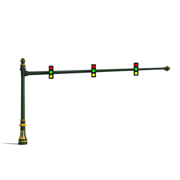 Factory Direct Hot Dip Galvanized Traffic Signal Pole