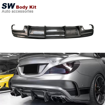High Quality Carbon Fiber FD Style Rear Diffuser for Mercedes CLA Coupe AMG W117 Upgrade