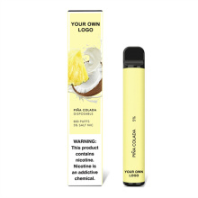 Logo tùy chỉnh pina colada 800 puffs pen pen