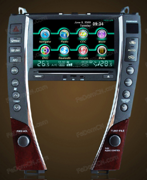 7" in-Dash Car Auto Part Stereo System DVD Player GPS Navigation for Lexus Es Series+FM/Am RDS+Bluetooth+Games