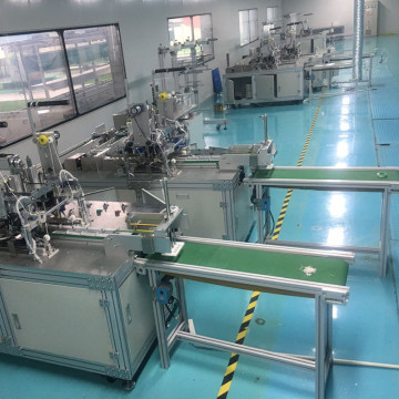 disposable 3ply flat face mask making machine