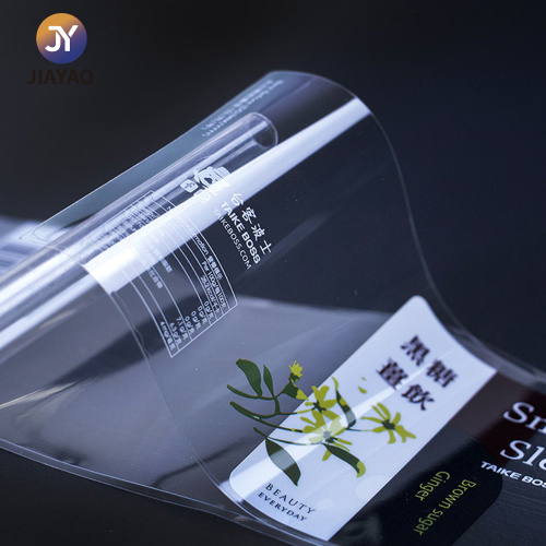 ملصقات شفافة وواضحة للاستخدام المخصص