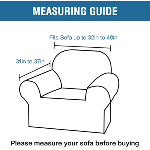 Velvet Couch Covers for 1 Cushion Couch