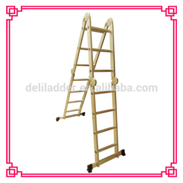 luxury gold color aluminum multi-purpose ladder