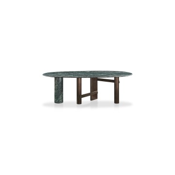 Modern Luxury Round Nature Marble Stone Dining Table