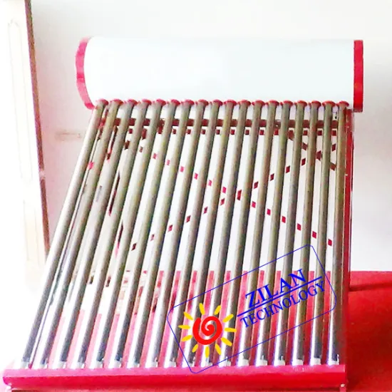 Galvanized steel solar water heater