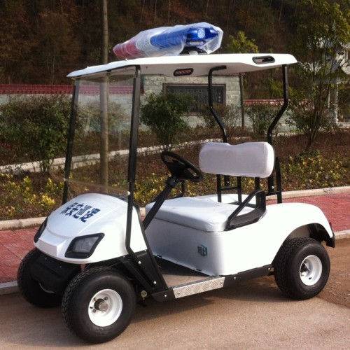 Kereta golf listrik polisi mini 2 tempat duduk