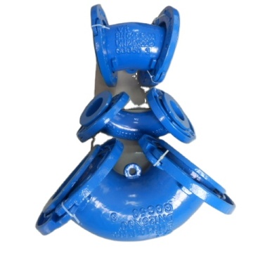 China Manufacture High Pressure ISO2531 EN545 EN598 Double Flange Bend Ductile Iron Pipe Fitting