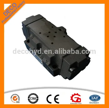 hydraulic electromagnetic directional control relief valves block