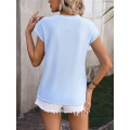 New women's round neck top casual sweater