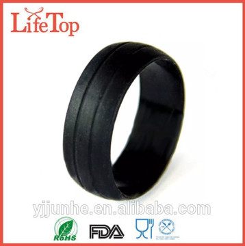 2015 Popular Hot Sell Flexible Custom Silicone Wedding Band Ring