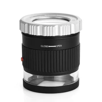 High Power Metal Glass Lens LED Magnifying Glass