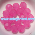 4-20MM Acrylic Translucence Round Faceted Beads