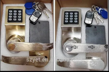 wireless remote control passport smart door lock