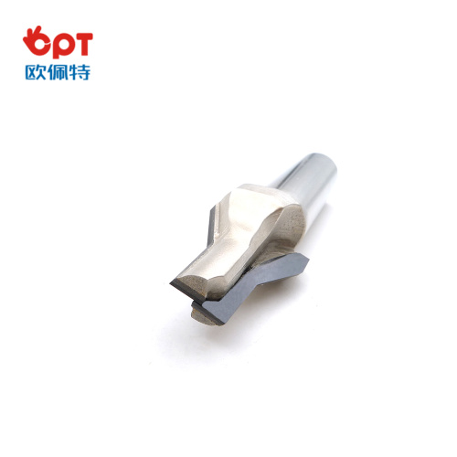 chipping PCD wood router bit drill on aluminum
