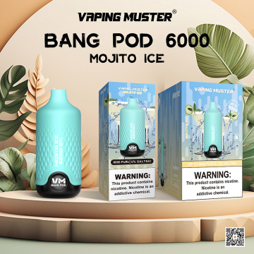 Bang Pod Box vape 6000 листів