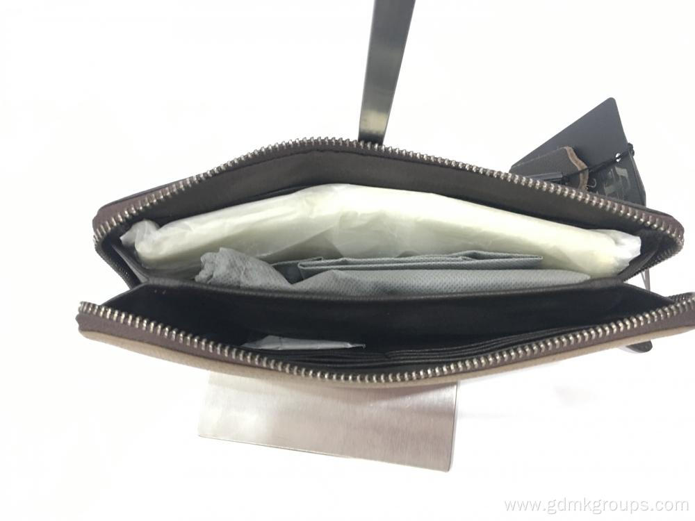 Men's Clutch Bag Leather Casual Wallet Envelope Bag