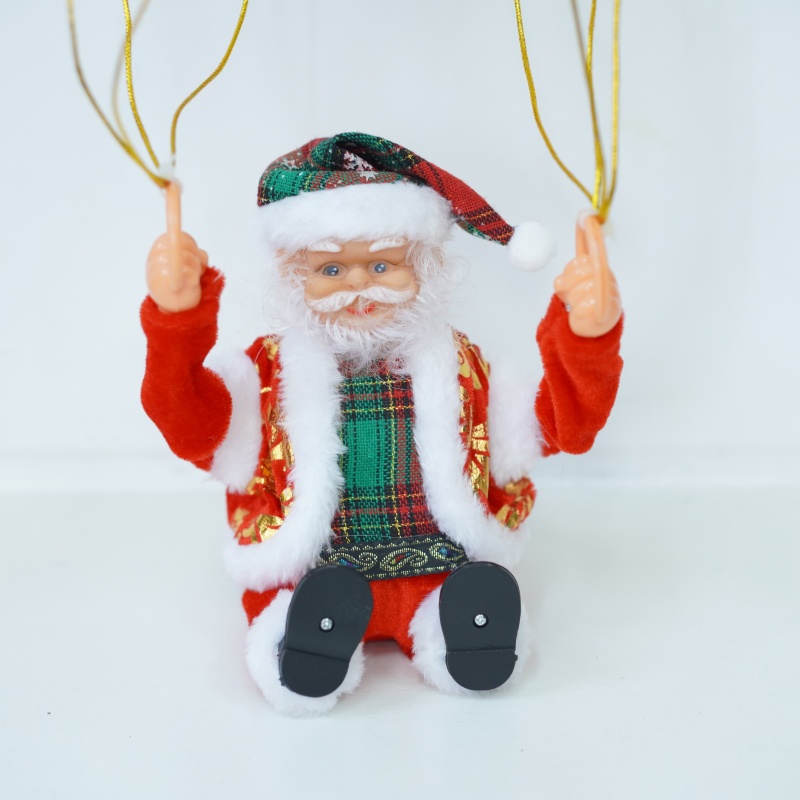 Parachute Santa Electric Plush Toy