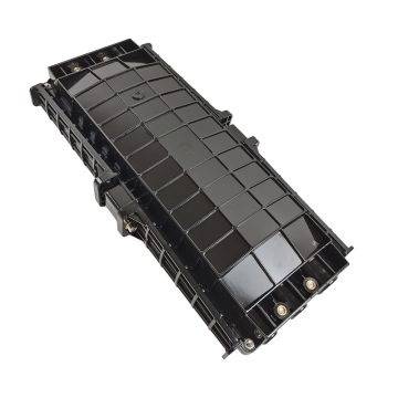 Matière PC conçue de la durabilité Fermeture d'épissure en fibre optique pour jusqu'à 96 cœurs: fermeture de joint de fibre optique robuste