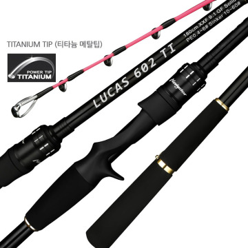 Johncoo Lucas Power Titanium Tip 180cm Action Action Octopus Corthing Boat Fishing Rods