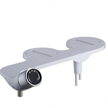 Non-Electric Smart Toilet Bidet with Dual Nozzle for Cold Water Self-Cleaning Attachment