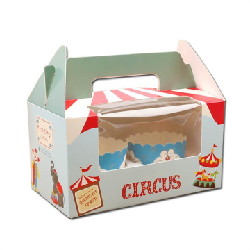 Ucuz Karton Cupcake Kutuları Saplı Yiyecek