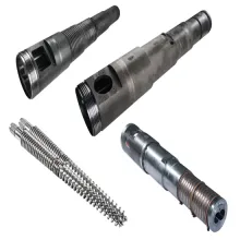 Mataas na Output SPC LVT WPC Boyu Kingshine Skywin Conical Twin Bimetallic Screw Barrel