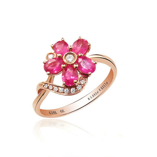 Flower shape diamond ring latest design diamond ring