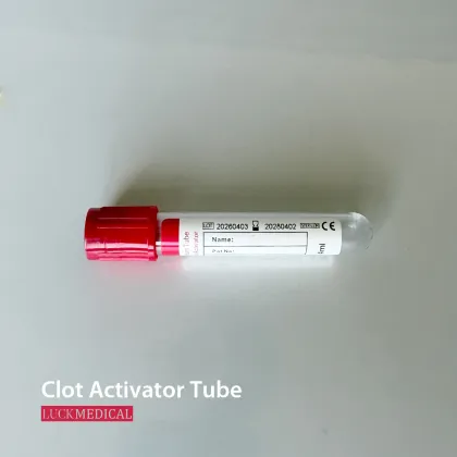 Clot Activator Tube Vacuum Tube Glass PET