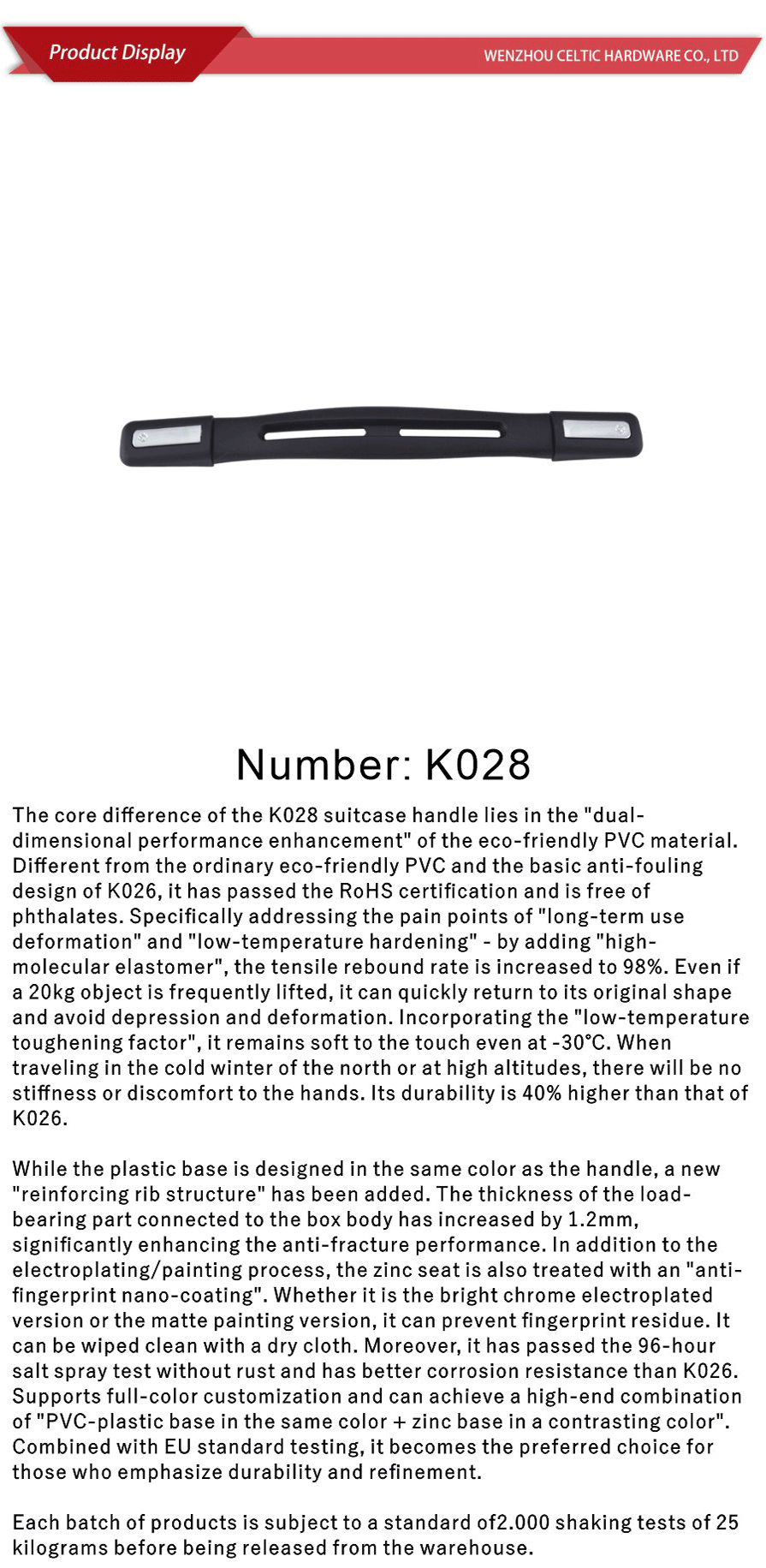 Soft handle series-xiangqing1-K028