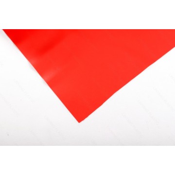 Película blanda roja de PVC duradera