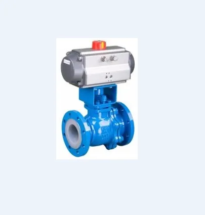 Pneumatic O Type Cut Ball Valve