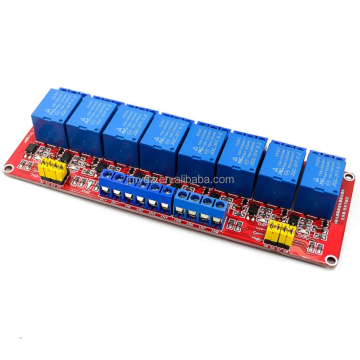 8 Channel 5V/12V/24V Relay Module with Optocoupler Isolation