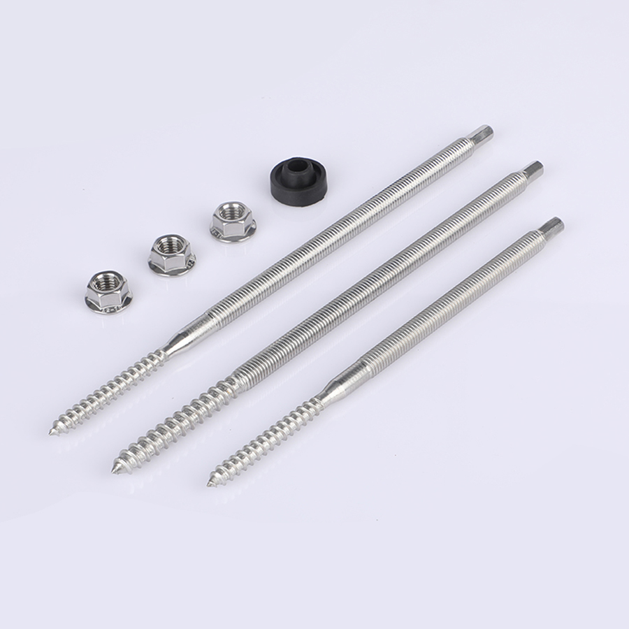 Stainless steel double thread bolt M10 (7)