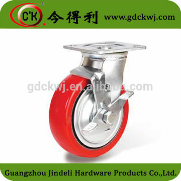 PVC glide castor furniture cast iron wheels hot wheels