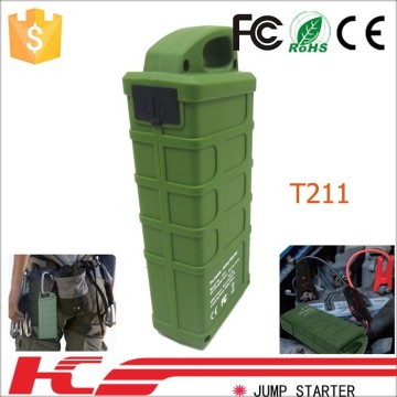 Portable 12000mAh 12V Car Jump Starter Booster USB Cell Phone Power Bank Battery