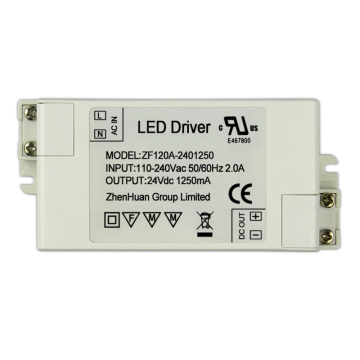 30W 24V 1.25A Controlador de transformador LED de salida única