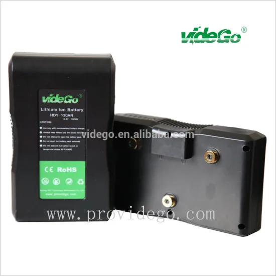 videGo 130Wh camera power supplies